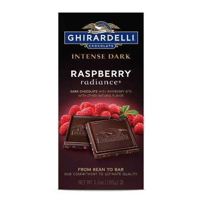 Ghirardelli Intense Dark Raspberry Radiance Dark Chocolate Bar - 3.5oz | Target