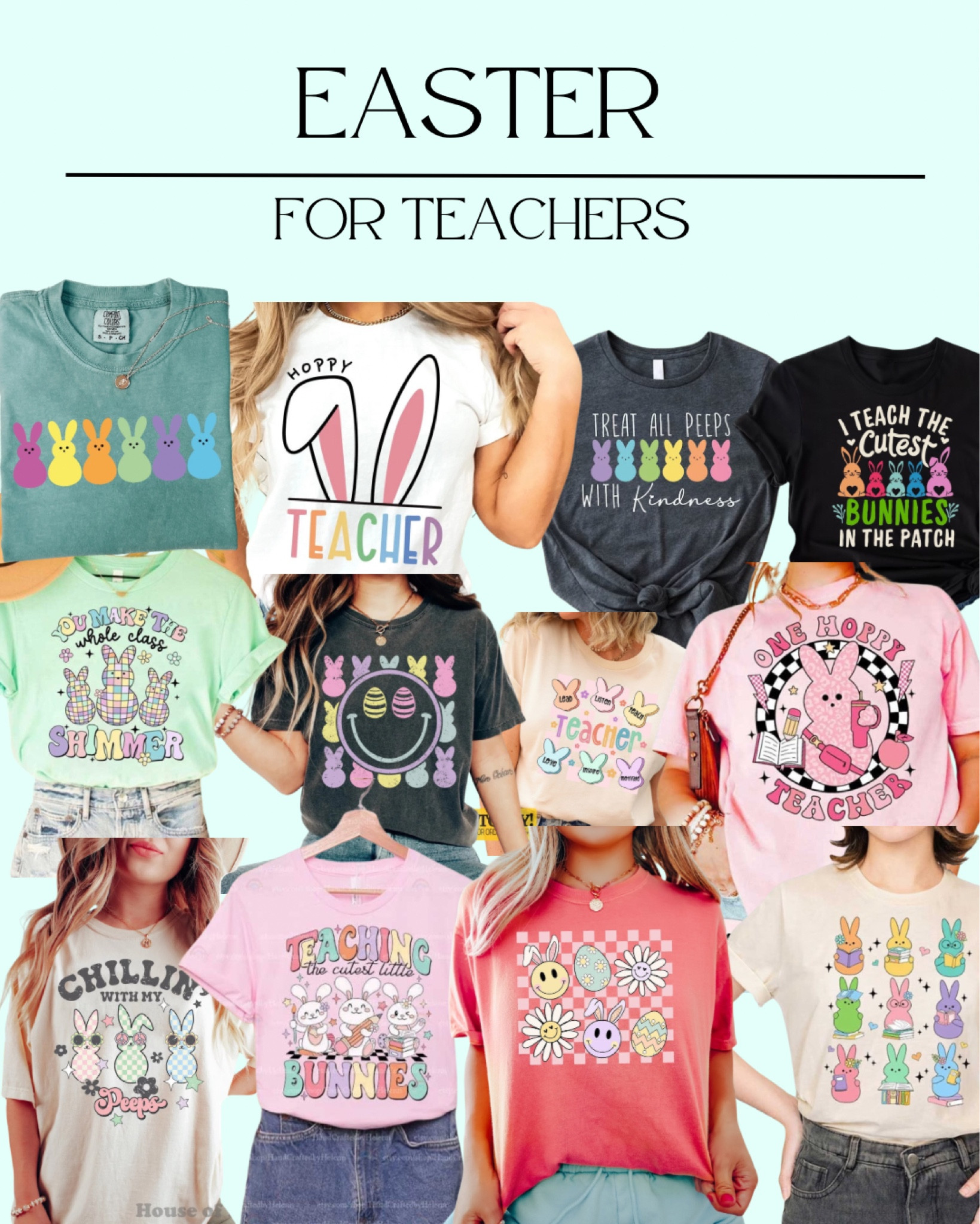 Easter tees 🐣 perfect for teachers! 

#LTKfindsunder50 #LTKstyletip #LTKSeasonal