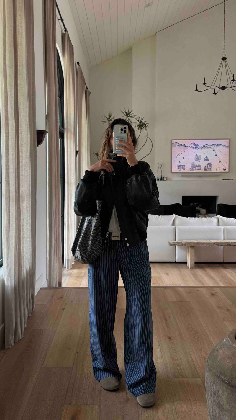 Pants are Monrow and jacket is Nour Hammour 

 #LTKootd