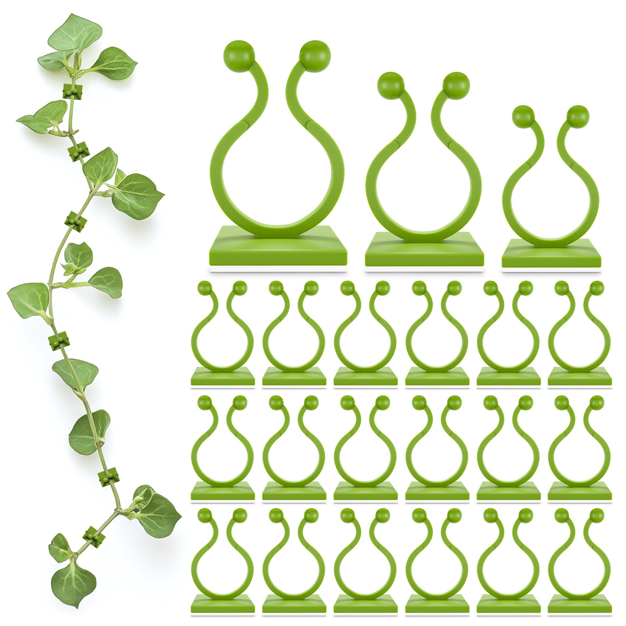 Plant Wall Clips for Climbing Plants 110 Pcs - Large, Medium, and Small Sizes Wall Clips, Resista... | Amazon (US)