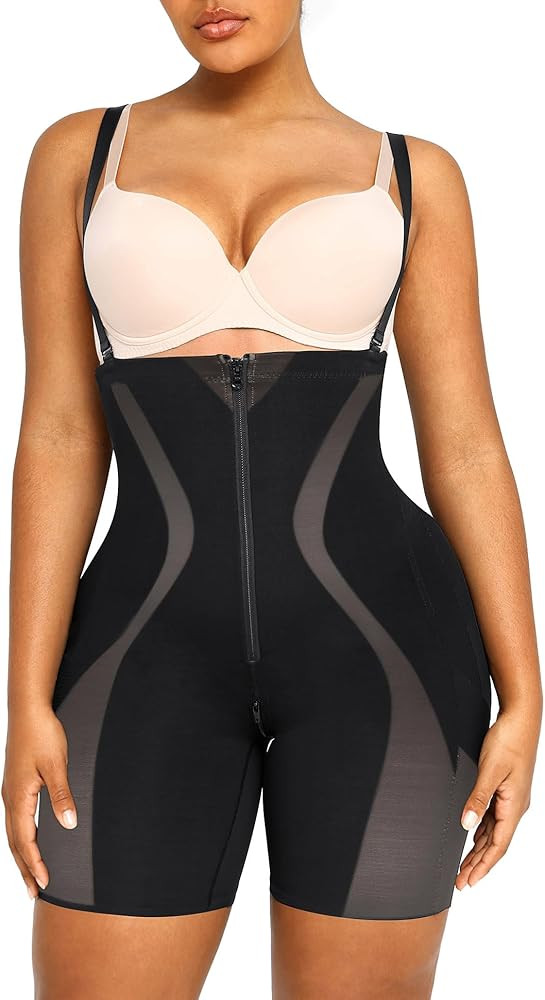 SHAPELLX Shapewear Tummy Control Womens High Waist Body Shaper Shorts Butt Lifting Shapewear Body... | Amazon (US)