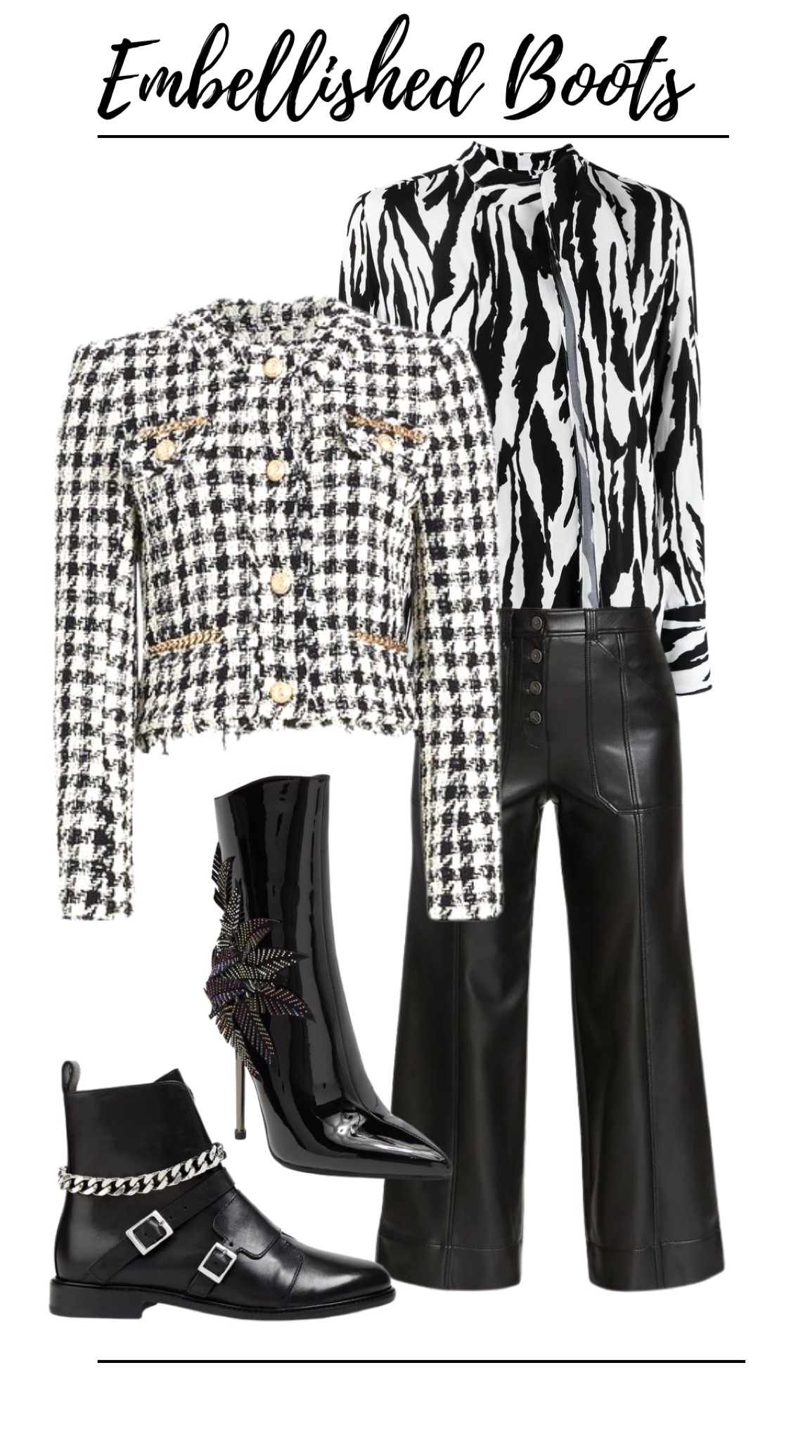 How to style embellished boots, from heeled booties to flat boots. #LTK