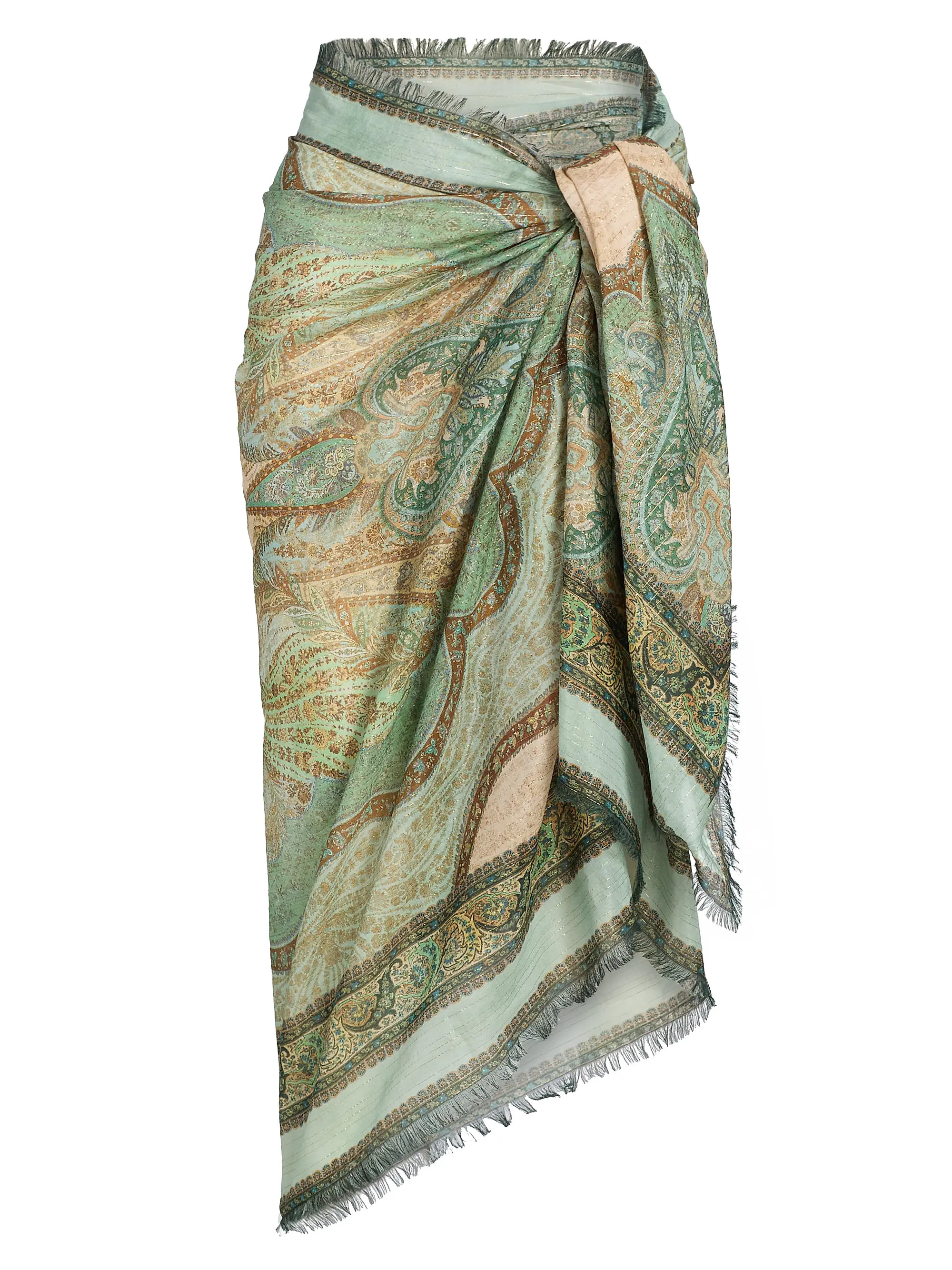 Zimmermann Floral Cotton Pareo | Saks Fifth Avenue | Saks Fifth Avenue