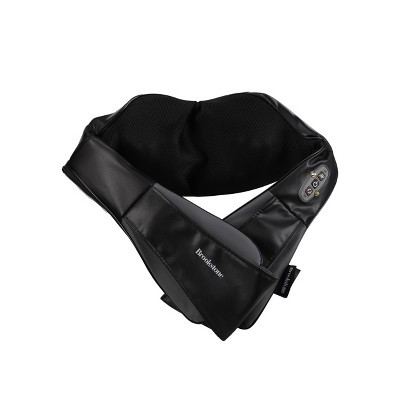 Brookstone Shiatsu Neck & Shoulder Massager with 16 Nodes, Heat, Dual Massage Directions & Adjustable Arm Straps | Target