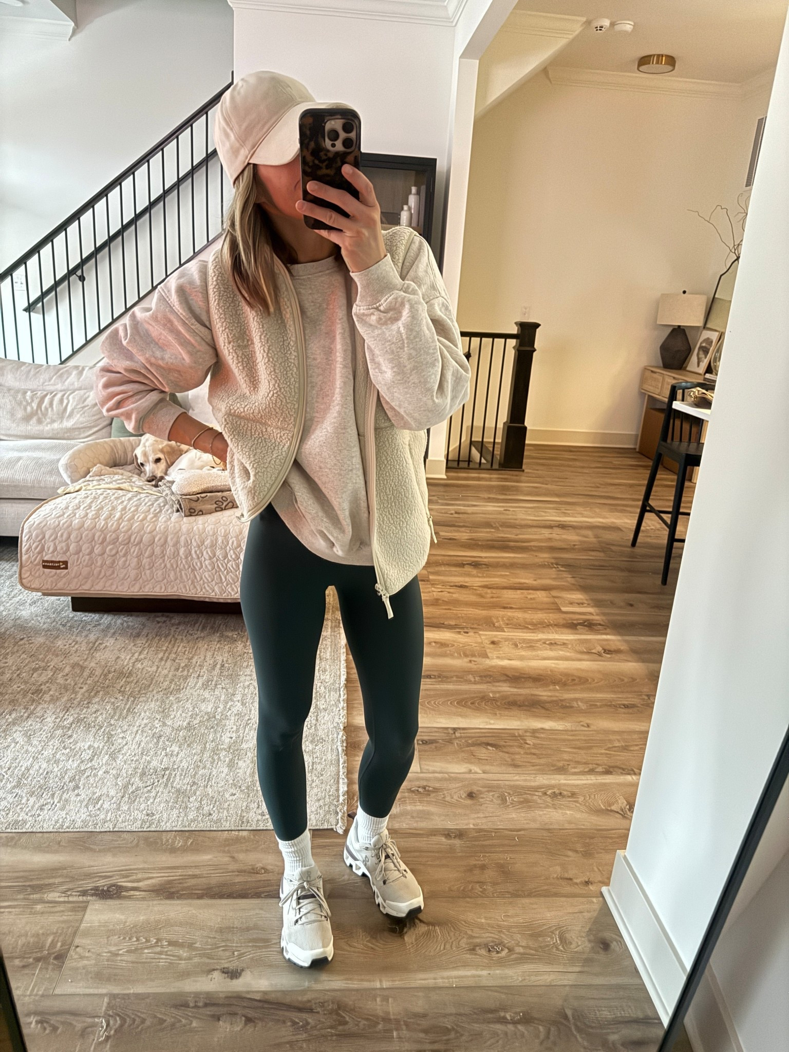 Wearing XS leggings, medium sports bra, small vest, small sweatshirt, socks tts, sneakers tts 

#LTKFindsUnder50 #LTKOver40 #LTKActive