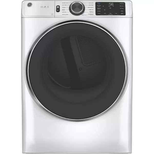 GE Appliances Smart Laundry Appliances 7.8 Cubic Feet Smart Electric Stackable Dryer with Steam D... | Wayfair North America