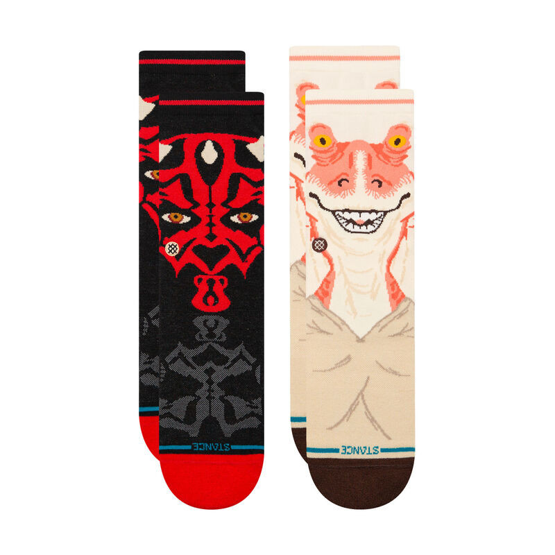 Star Wars X Stance Phantom Menace Kids Crew Socks Set | Stance