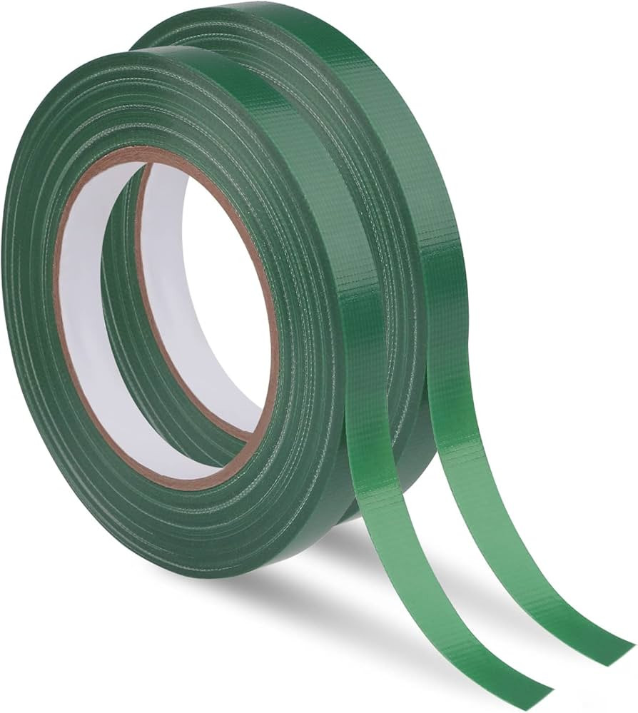 Prudiut 2 Roll Green Floral Tape Waterproof Florist Tape, 1/2" Wide Flower Wrap Tape Floral Tape ... | Amazon (US)