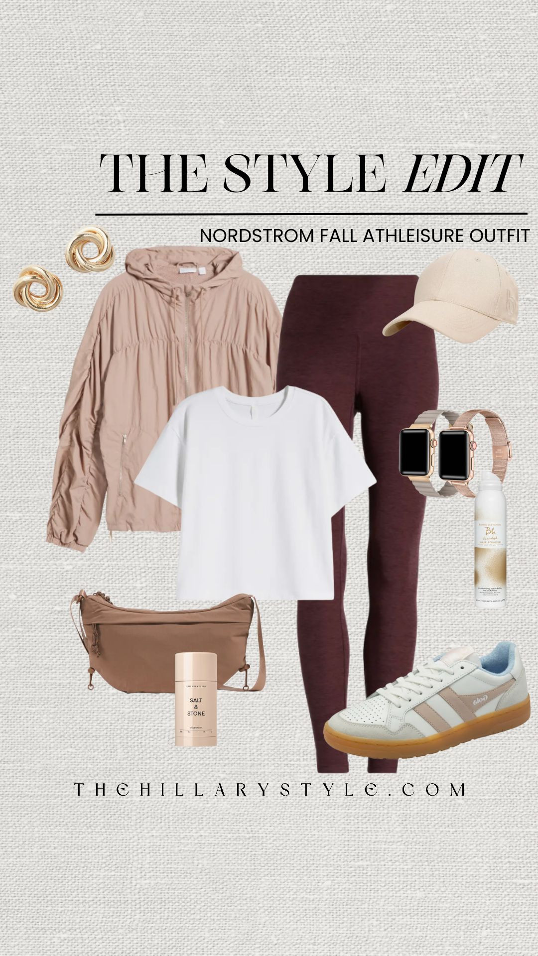 The Style Edit: Nordstrom Fall Athleisure Outfit

The perfect on-the-go look for a busy fall day! This effortless outfit combines comfort and style, featuring essential athleisure pieces from Nordstrom. Layer a cozy graphic sweatshirt over a half-zip pullover for warmth and style. Paired with rich mauve leggings and trending sneakers, this look is perfect for running errands, grabbing coffee, or a casual weekend. The baseball cap and quilted bag complete this elevated, ready-for-anything vibe. What's your favorite piece?

#AthleisureStyle #FallOutfit #NordstromStyle #CasualStyle #OnTheGo #WorkoutStyle #StreetStyle #SweatshirtStyle #LeggingsOutfit #NikeDunks #TheHillaryStyle #OutfitInspo #ElevatedBasics 

 

#LTKSeasonal #LTKActive #LTKStyleTip