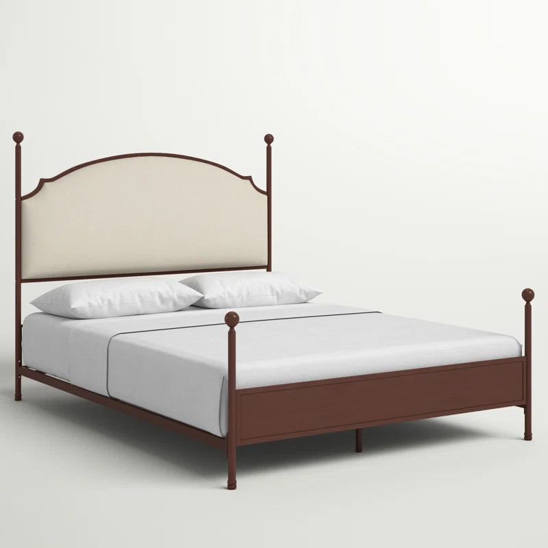 Marinez Upholstered Metal Standard Bed | Wayfair North America