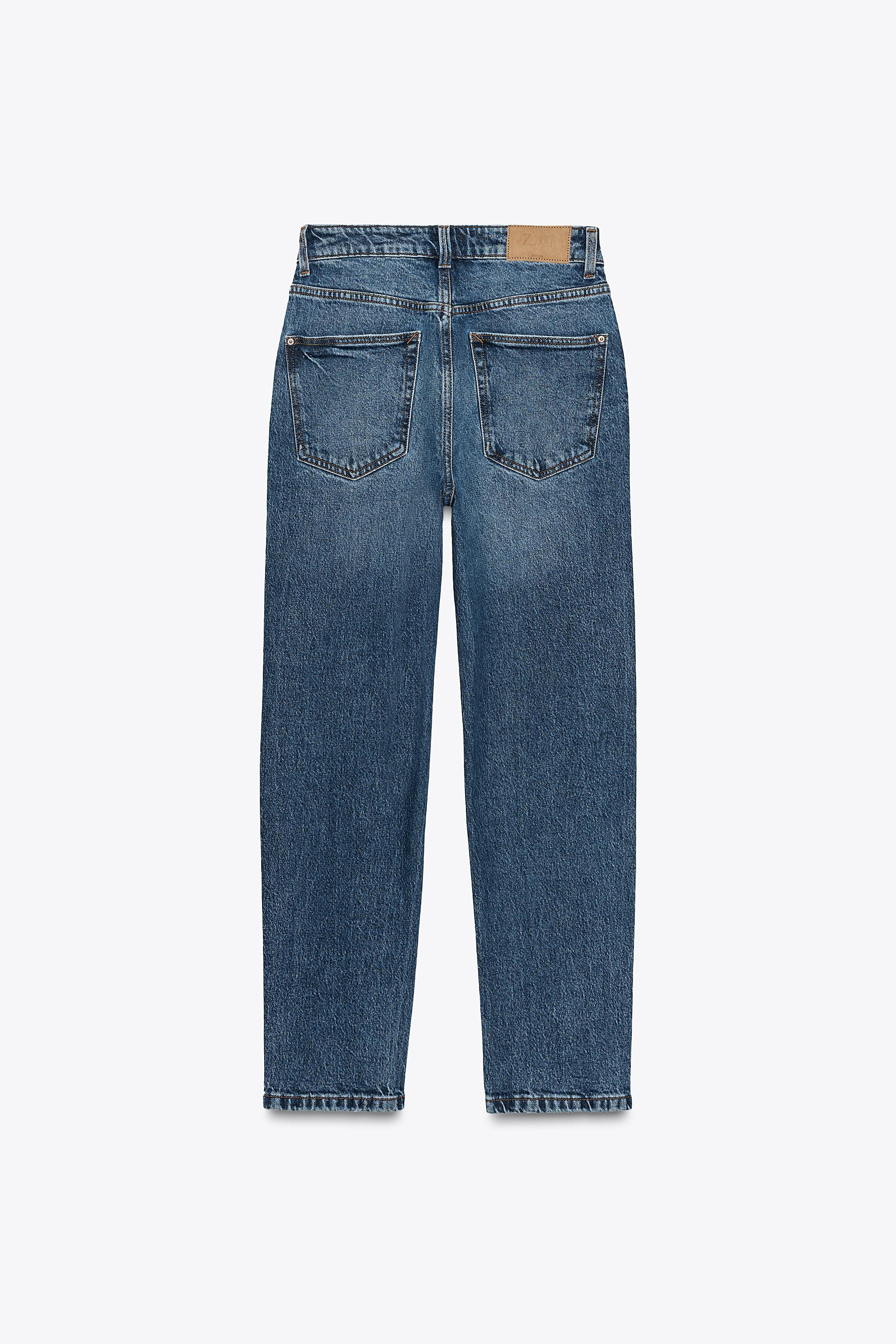 Z.01 HIGH WAIST COMFORT MOM FIT JEANS | Zara US