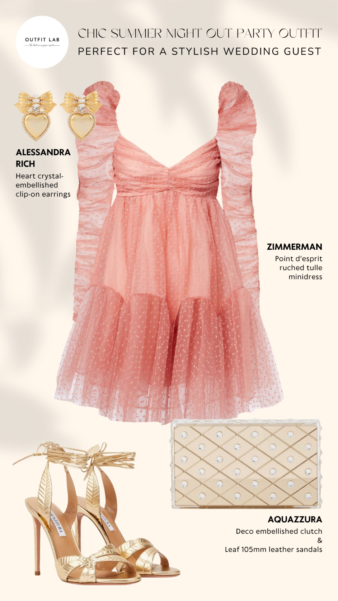 Chic Summer Night Out Party Outfit: Perfect for a Stylish Wedding Guest – Shop Now!

Turn heads with this chic summer night out party outfit, perfect for a stylish wedding guest. Featuring a stunning Zimmerman minidress paired with elegant Aquazzura sandals and a matching clutch for a coordinated look. Complete the ensemble with dazzling Alessandra Rich earrings to add a touch of glamour. Ideal for summer weddings and special occasions, this outfit ensures you stay effortlessly elegant and on-trend. Shop now to elevate your party wardrobe!

#LTKWedding #LTKParties #LTKStyleTip