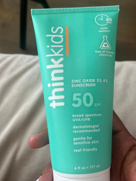 Vegan children’s sunscreen that has SPF 50 in it! Wanted something a bit higher in SPF for the kids this summer and loved that this rated high on Yuka!

#LTKKids #LTKFindsUnder50 #LTKSeasonal