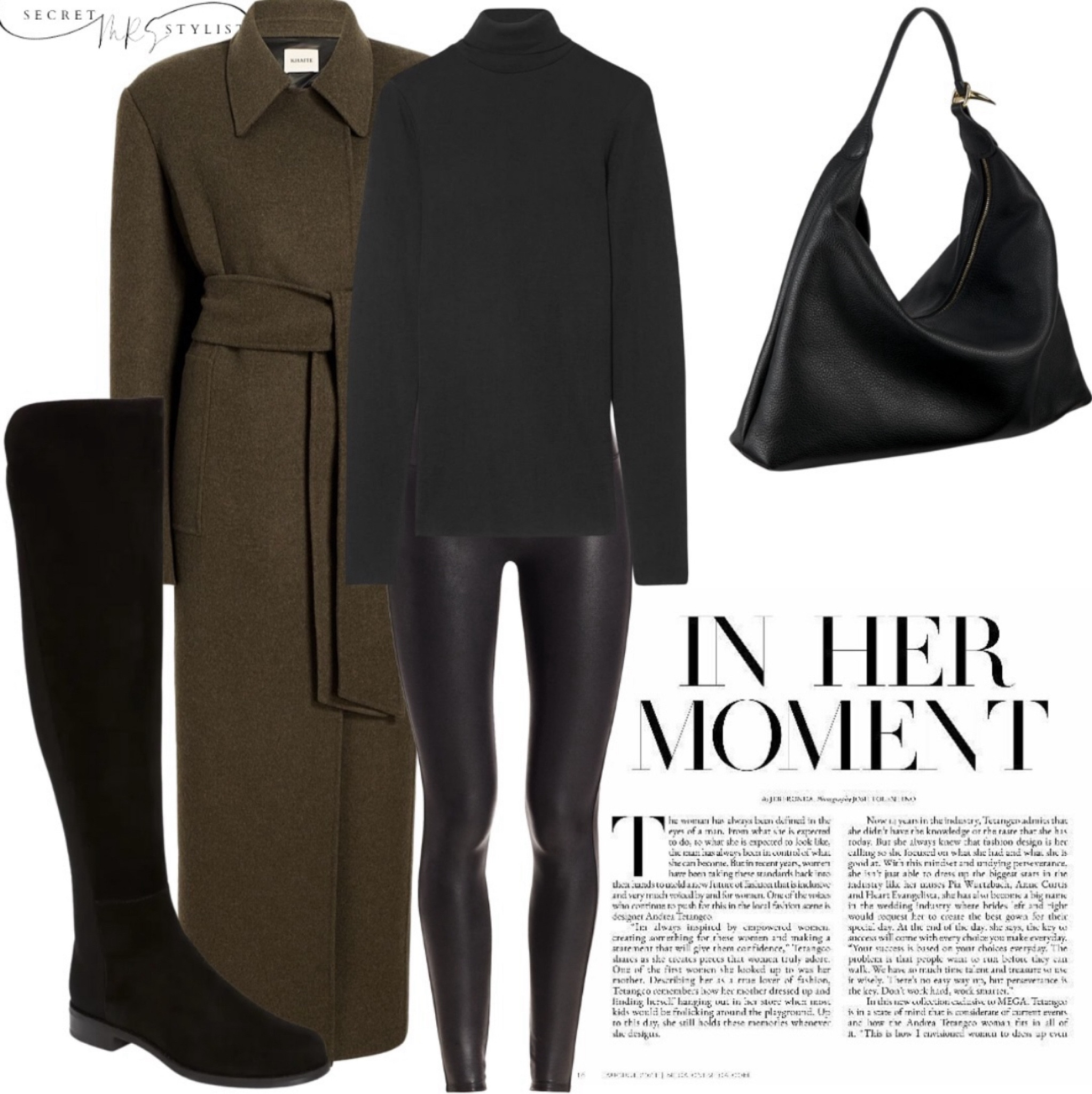 Effortless elegance 🍂✨ Perfectly balanced: an oversized olive coat for warmth, sleek faux-leather leggings for edge, and timeless black accessories for versatility. Whether it’s a coffee run or a stylish stroll, this look is ready to own the moment. 

#LTKHoliday #LTKSaleAlert #LTKCyberWeek