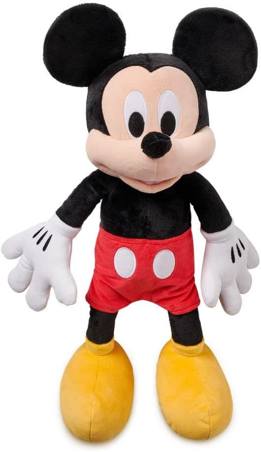 Disney Store Official Mickey Mouse Medium Soft Toy for Kids, Cuddly Character with Fuzzy Texture ... | Amazon (US)