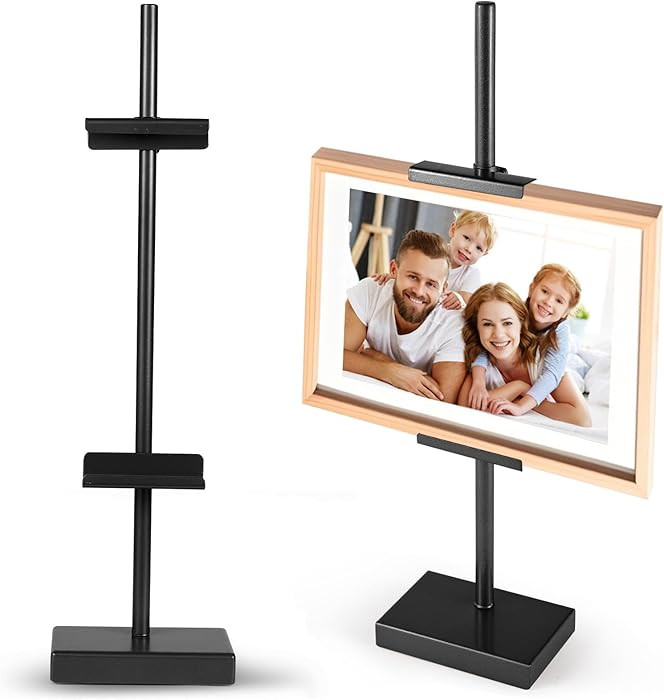 1pcs Adjustable Tabletop Easel Stand for Picture Frames, Picture Easels for Display, Gold Easel, ... | Amazon (US)