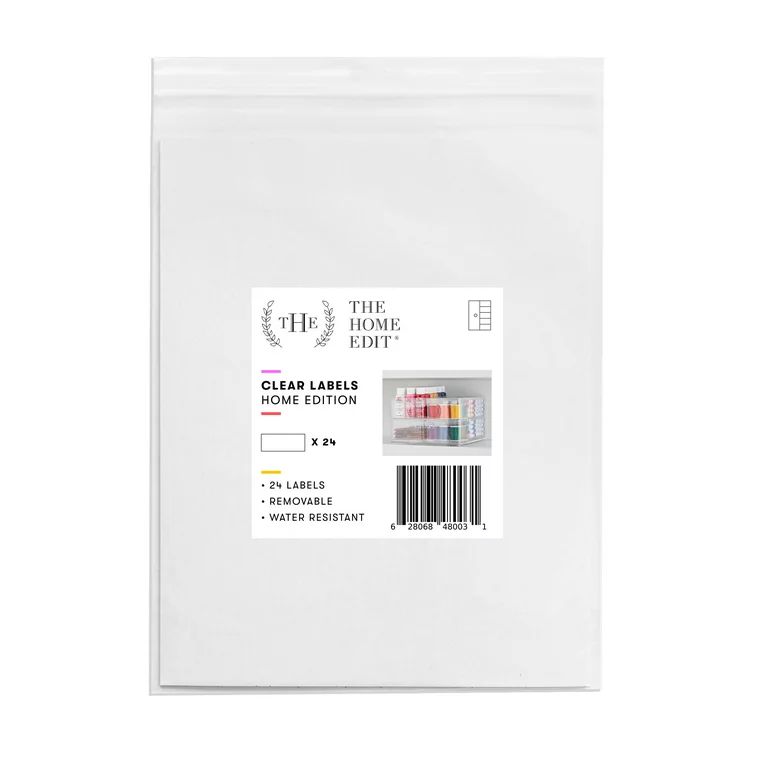 The Home Edit Clear Multipurpose Labels, Pack of 24 | Walmart (US)