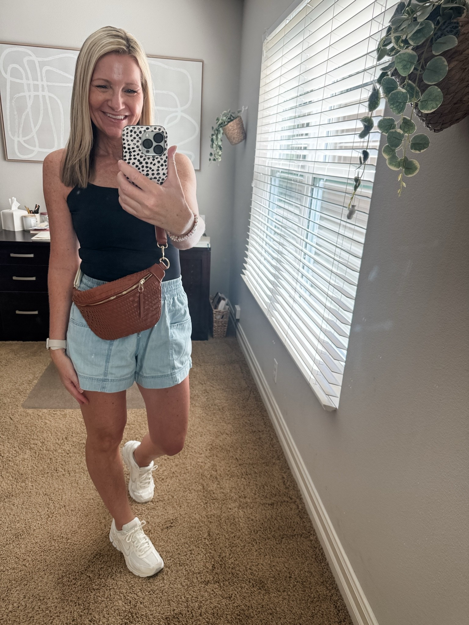 Road trip outfit of the day heading out on our family vacation. My Nike sneakers are on the NDale and still available in some sizes. 

My Pumiey tank is available on Amazon. My Aerie shirts are sold out but I linked similar. 

My crossbody purse is Target and comes in multiple color options.

#LTKootd #LTKOver40 #LTKActive