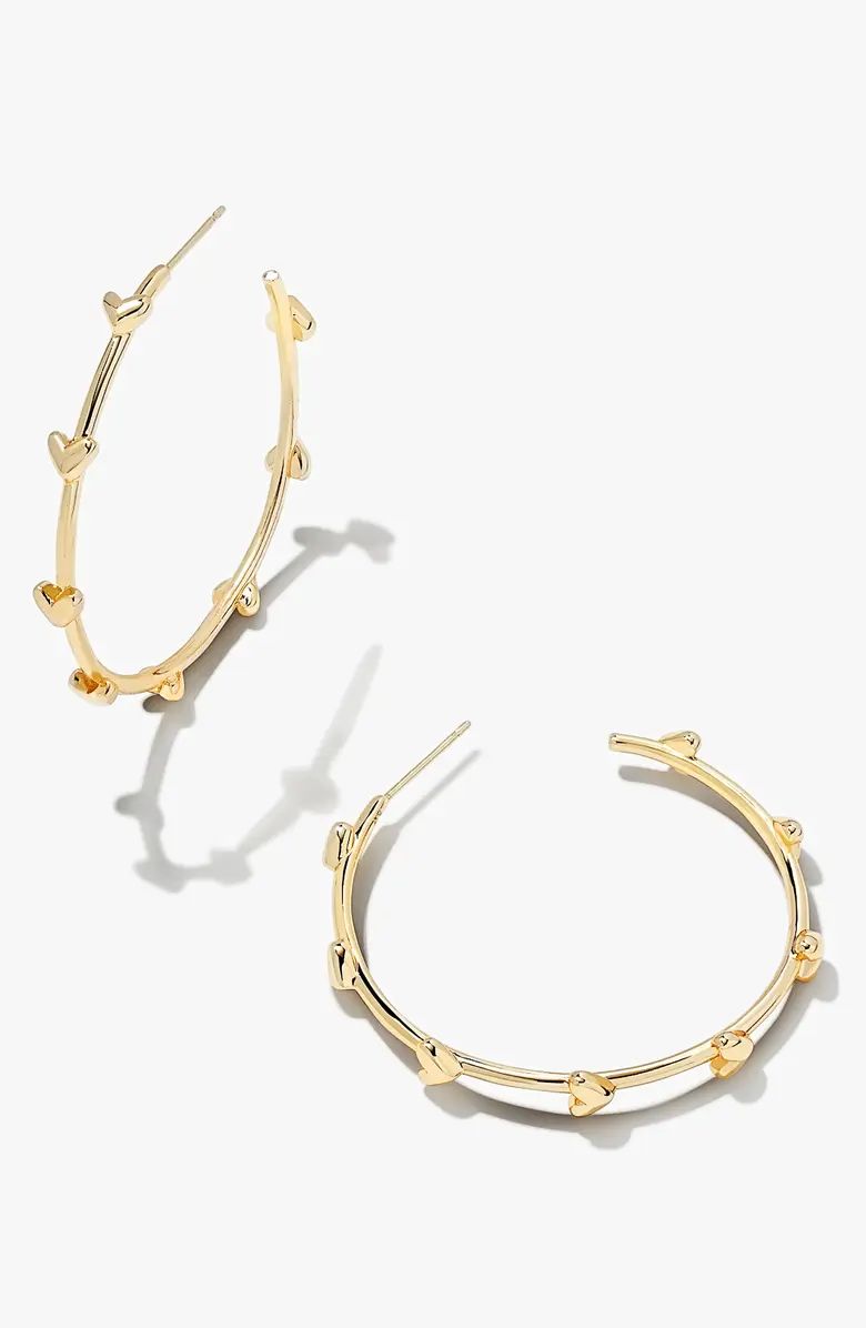 Haven Heart Hoop Earrings | Nordstrom