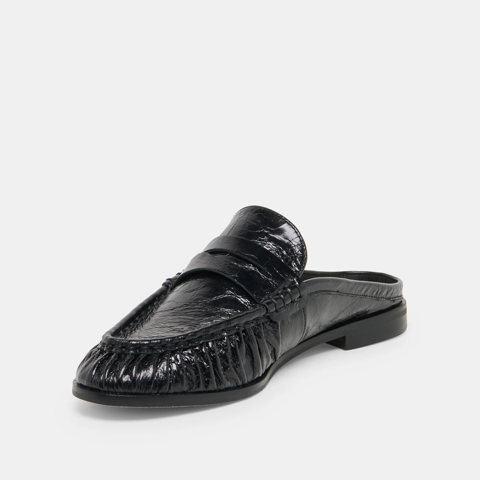 Betzy Loafers Midnight Crinkle Patent | DolceVita.com