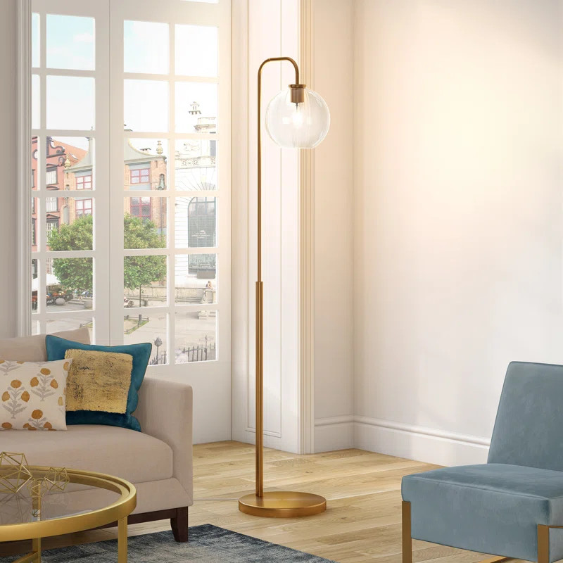 Lebec 63" Arched Floor Lamp | Wayfair North America