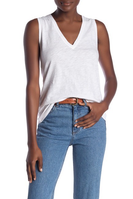 Madewell | V-Neck Knit Tank Top (Regular & Plus Size) | Nordstrom Rack | Nordstrom Rack