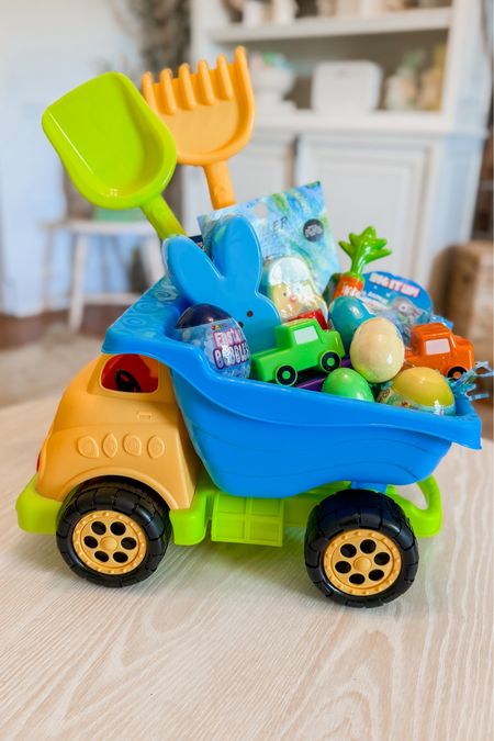 The most adorable Easter basket idea for toddler boys—a dump truck Easter basket!! Such a cute way to display all the Easter goodies and to kick off the spring season! 

The truck eggs and peeps container are from dollar tree. 

#LTKbaby #LTKkids #LTKSeasonal
