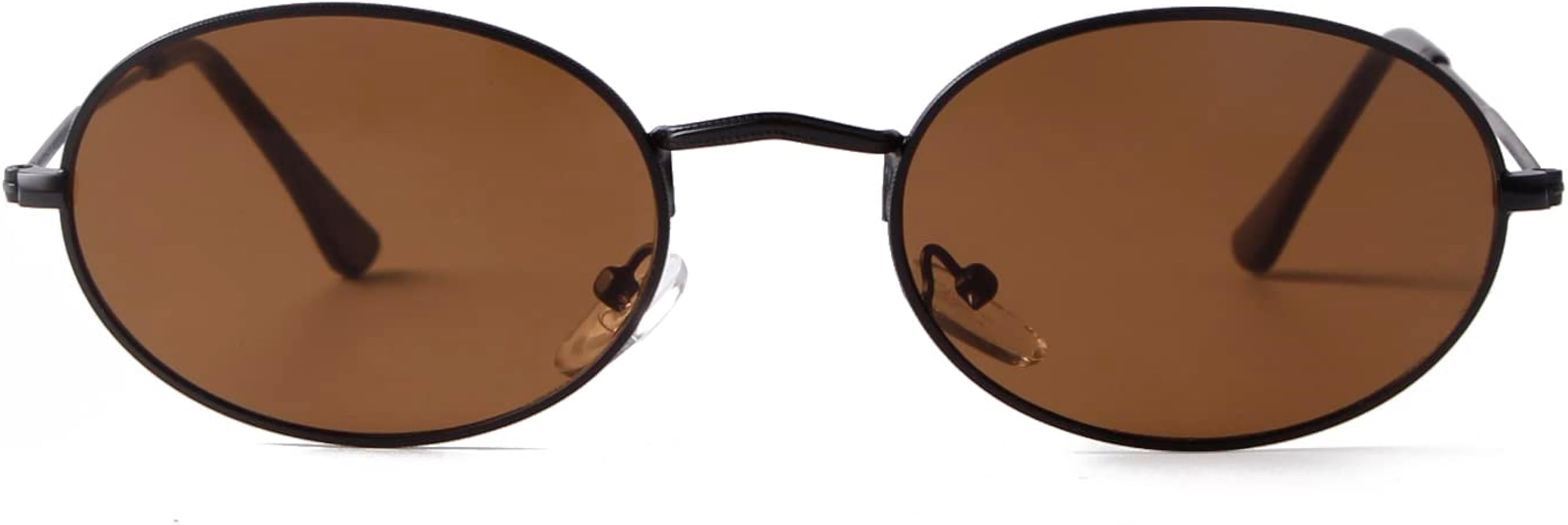 GIFIORE Oval Sunglasses Vintage Retro 90s Sunglasses Trendy Designer Glasses for Women Men | Amazon (US)