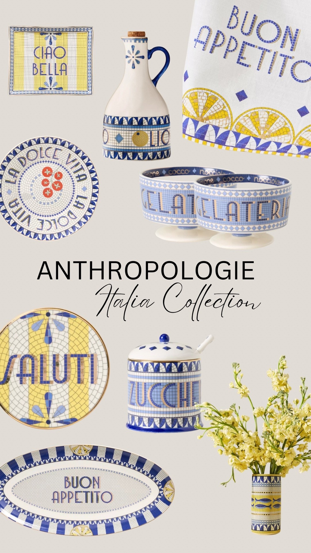 NEW IN - the Italia Home Collection from @Anthropologie 

#LTKgiftguide #LTKsummer #LTKhome