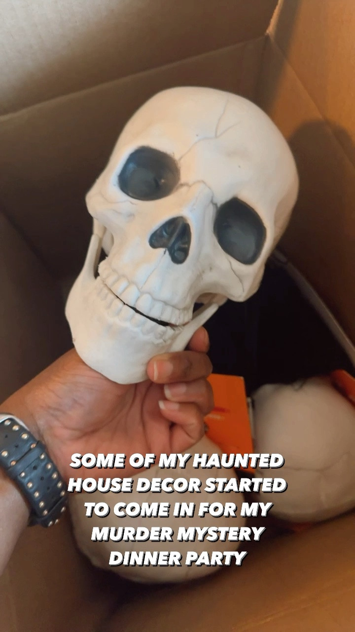 Some of my haunted house Halloween decor came in! I’m having a murder mystery dinner party for Halloween this year 🎃 👻 

#LTKHalloween #LTKhome #LTKfindsunder50