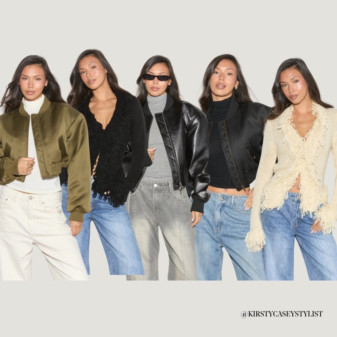 New in Noughts and Kisses! Autumn Staples

Bomber Jacket, Satin Jacket, Leather Jacket, Knitwear, fringe cardigan

#LTKFashionMonth #LTKautumn #LTKstyletip