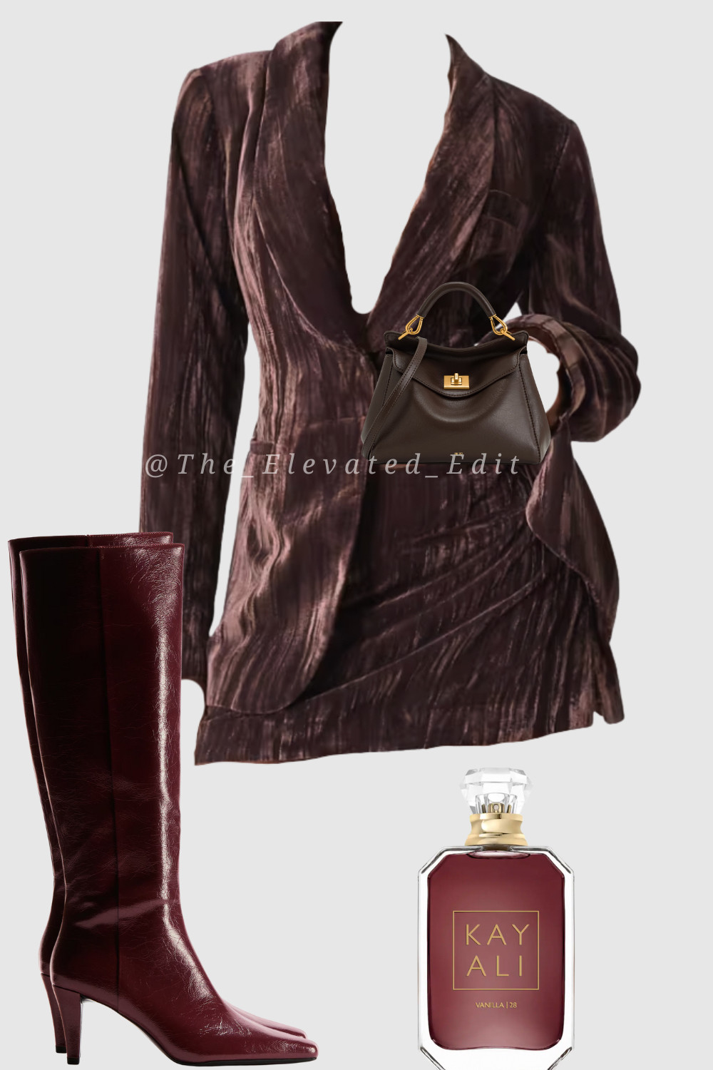 Luxe textures for winter nights 🍷
This velvet blazer-and-skirt set from H&M is such a moment — rich, feminine, and quietly dramatic in all the right ways.
Styled with burgundy H&M boots and a structured J.W. Pei mini bag for a soft-luxury night-out look.

--------
#LTKWinterFashion #LTKStyleTip #LTKUnder100 #LTKSeasonal #quietluxury #hmfinds #winteroutfitideas #winterminiskirtoutfit #velvetoutfit #burgundyoutfit #jwpei
 

 