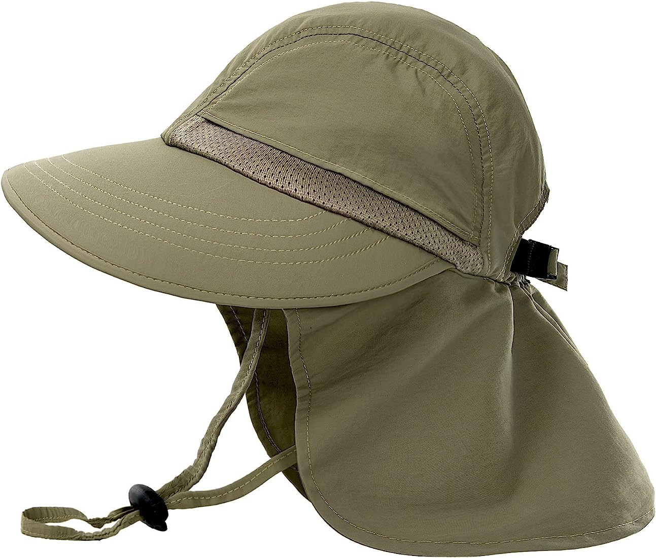 Camptrace Toddler Kids Sun Hats with Neck Flap UPF 50+ UV Protection Wide Rigid Brim Boys Girls B... | Amazon (US)
