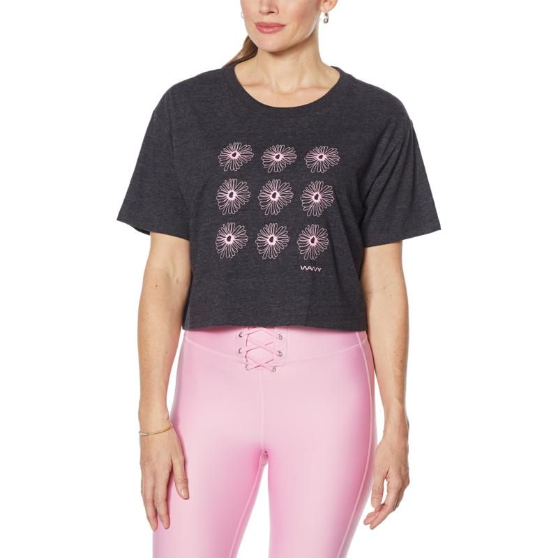 WVVY Boxy Short-Sleeve Cropped Tee | HSN