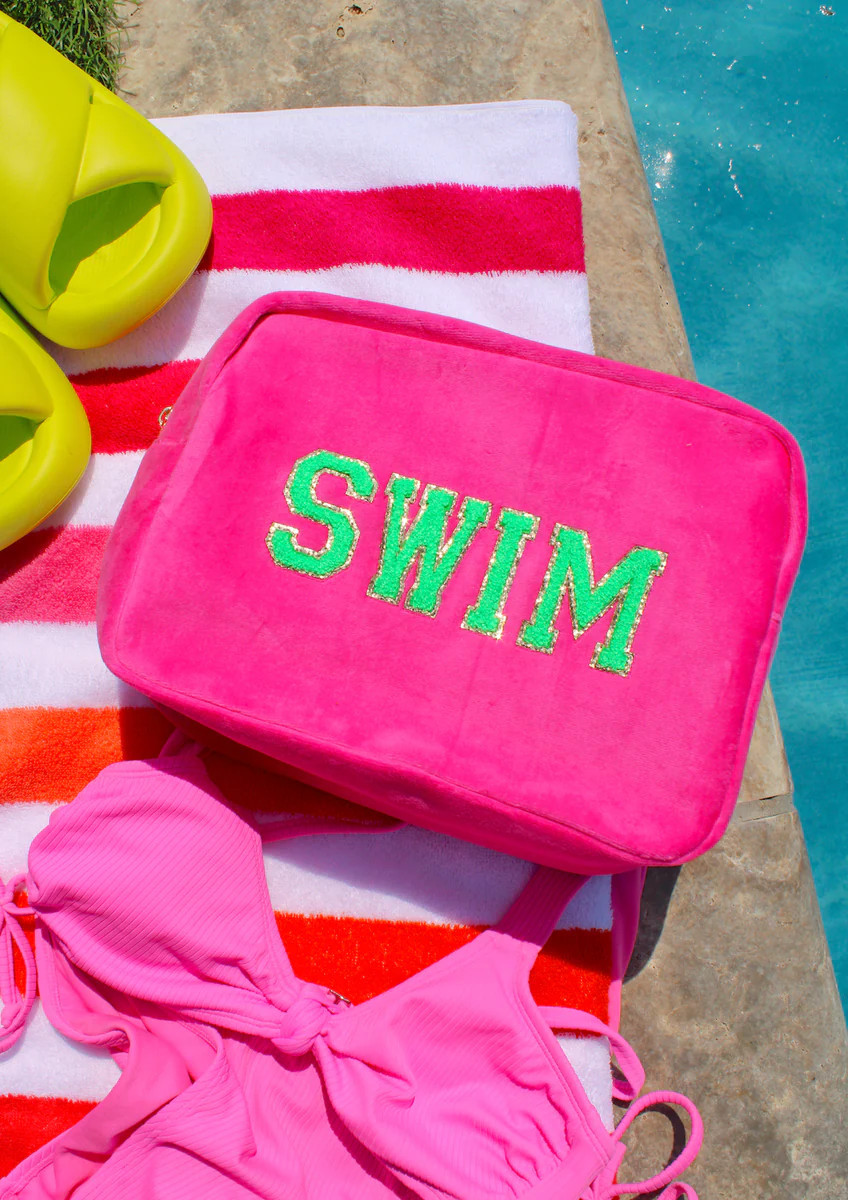 Swim Terry Cloth XL - Hot Pink | KenzKustomz