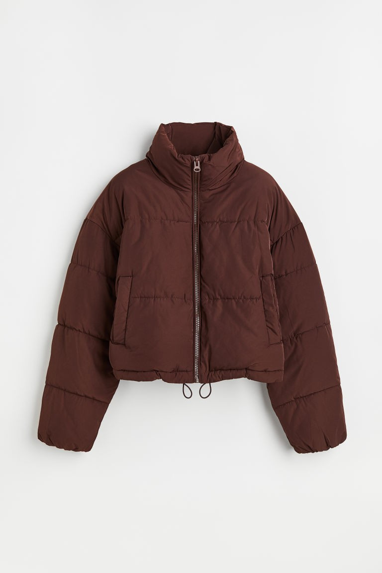 H & M - Puffer Jacket - Brown | H&M (US + CA)