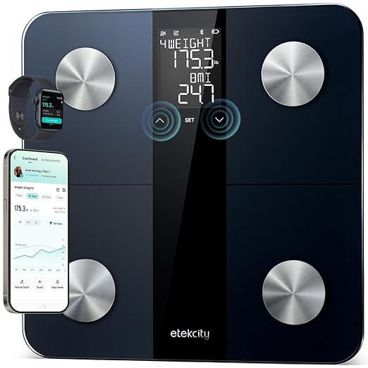 Etekcity Upgraded Smart Scale for Body Weight Fat and BMI, FSA Eligible | HSA Eligible, Bathroom ... | Amazon (US)