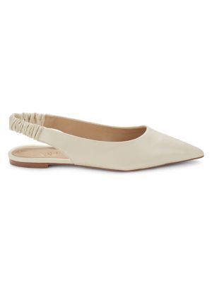 Whitney Leather Slingback Ballet Flats | Saks Fifth Avenue OFF 5TH