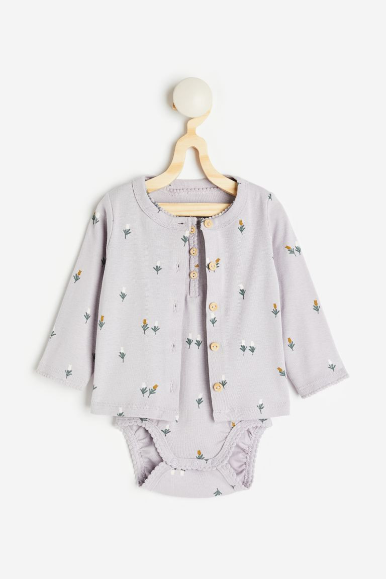 2-piece Cotton Jersey Set | H&M (US + CA)