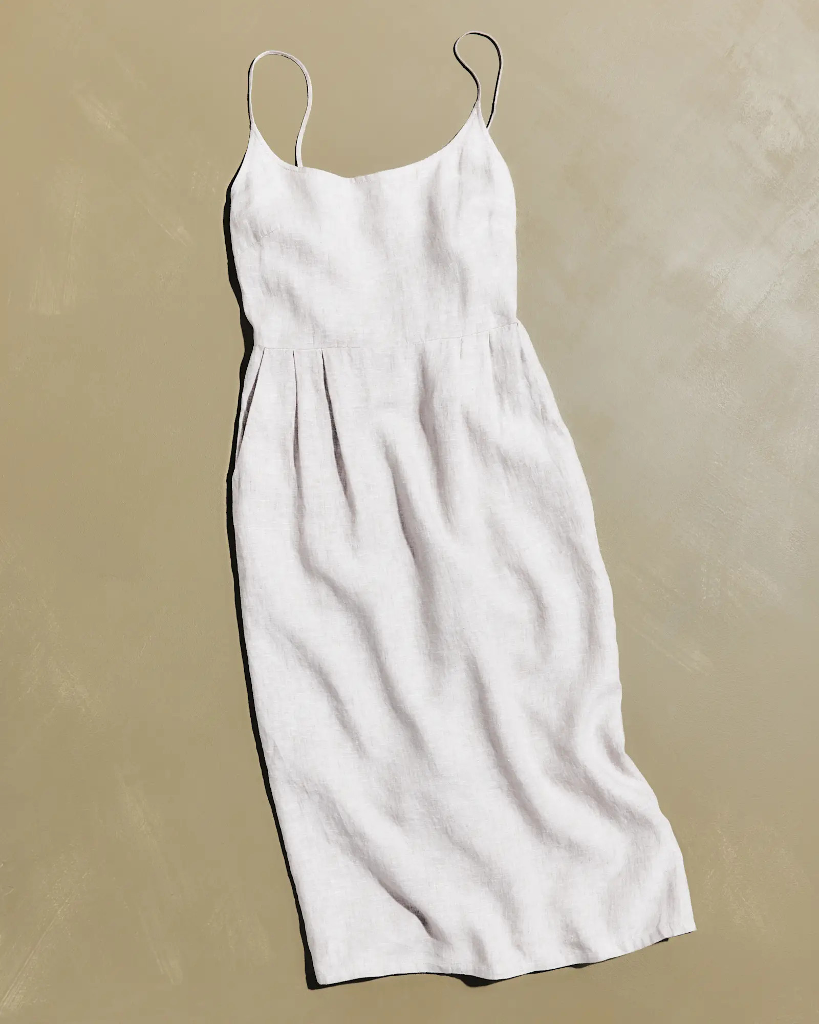 100% European Linen Scoop Neck Midi Dress | Quince