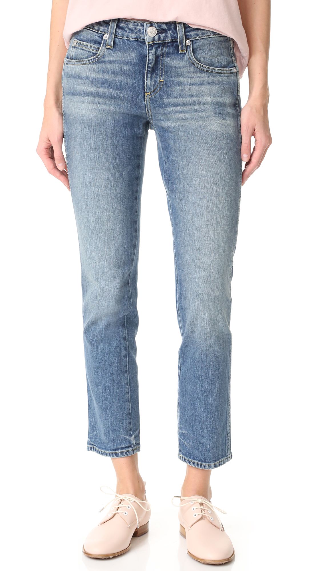 Kate Crop Straight Leg Jeans | Shopbop