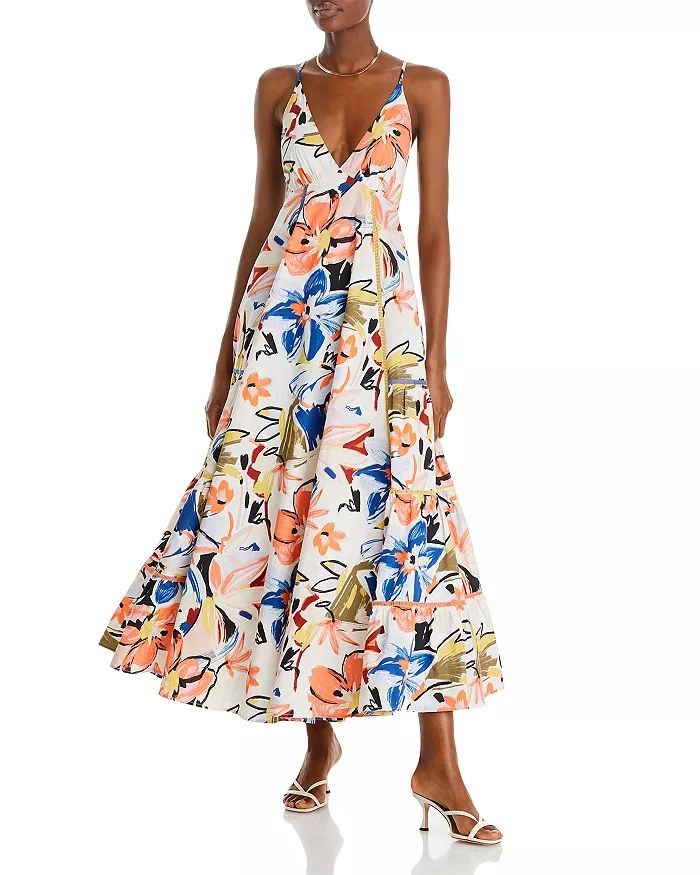 Cotton Sleeveless V Neck Maxi Dress - 100% Exclusive | Bloomingdale's (US)