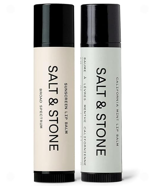 SALT & STONE Lip Balm Duo for Women & Men - California Mint Lip Balm & SPF 30 Sunscreen Lip Balm ... | Amazon (US)