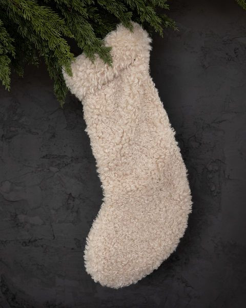 Cozy Faux Fur 20" Sherpa Stocking | Scout & Nimble