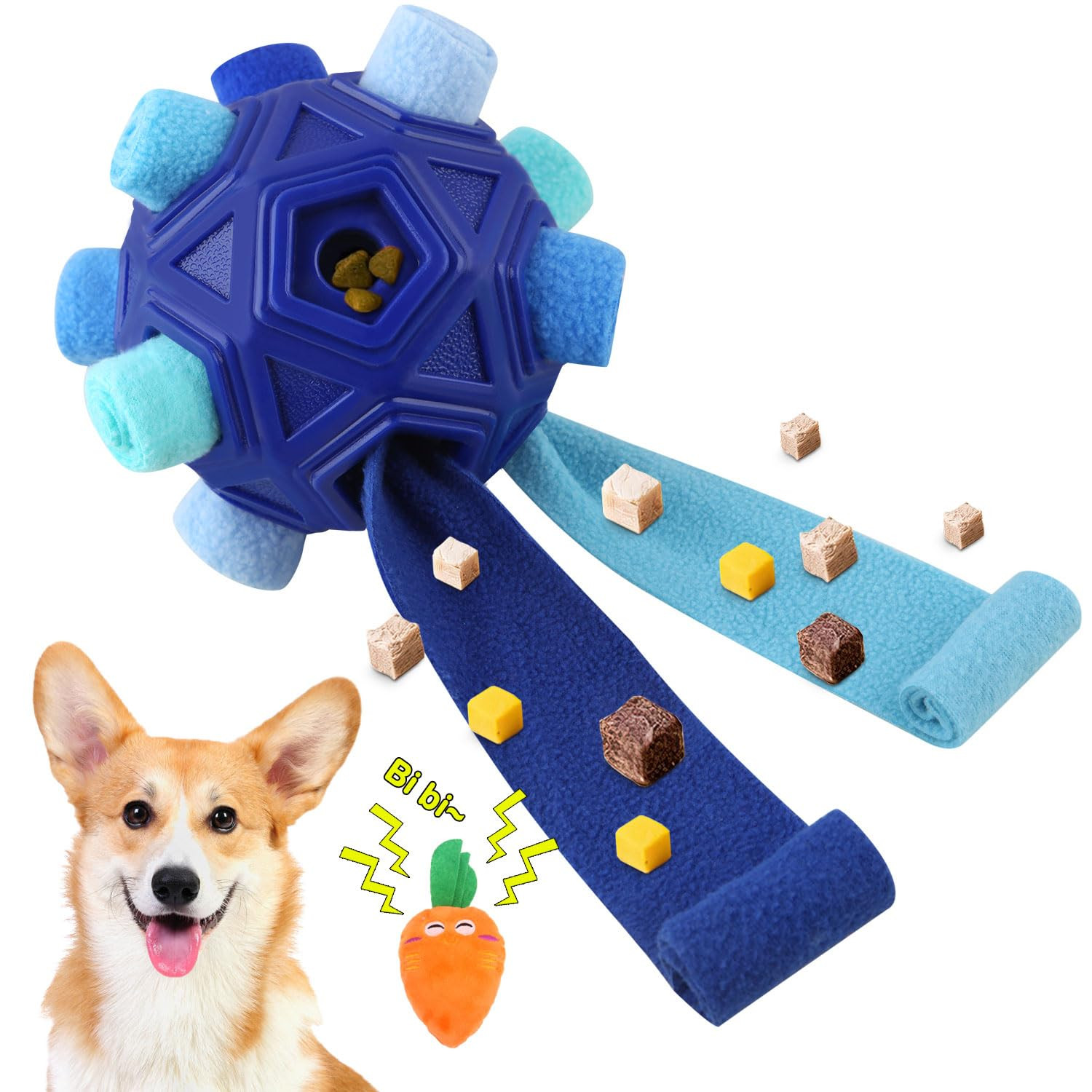 Dog Snuffle Ball-Interactive Puzzle Dog Toys Encourage Natural Foraging Skills Slow Feeder for Tr... | Amazon (US)