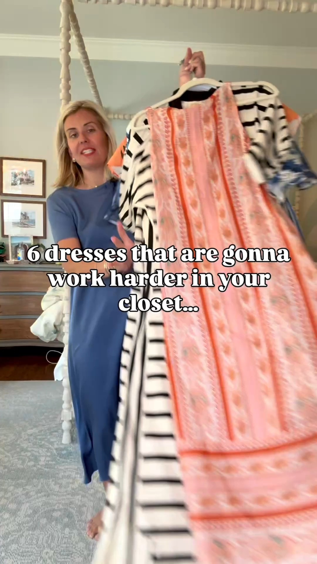 6 dresses that you can wear now and into the Fall. Dress them up or wear casually! 
Sizing: 
Blue Silk Maxi - xs
Orange Maxi - 
Boden - 2 
Blue Medallion dress - xs
Cleobella tie waist - xs
Black Stripe Maxi - xs

Codes: 
Boden - HHCX 
Allie + Bess - Catherine20
Emily McCarthy - MIXANDMATCH10
Cleobella - mixandmatch15