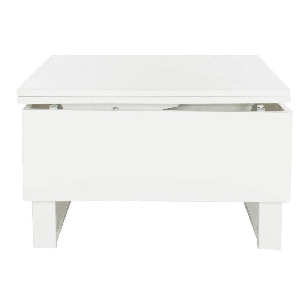 Vanna Lift-Top Coffee Table White - Safavieh | Target