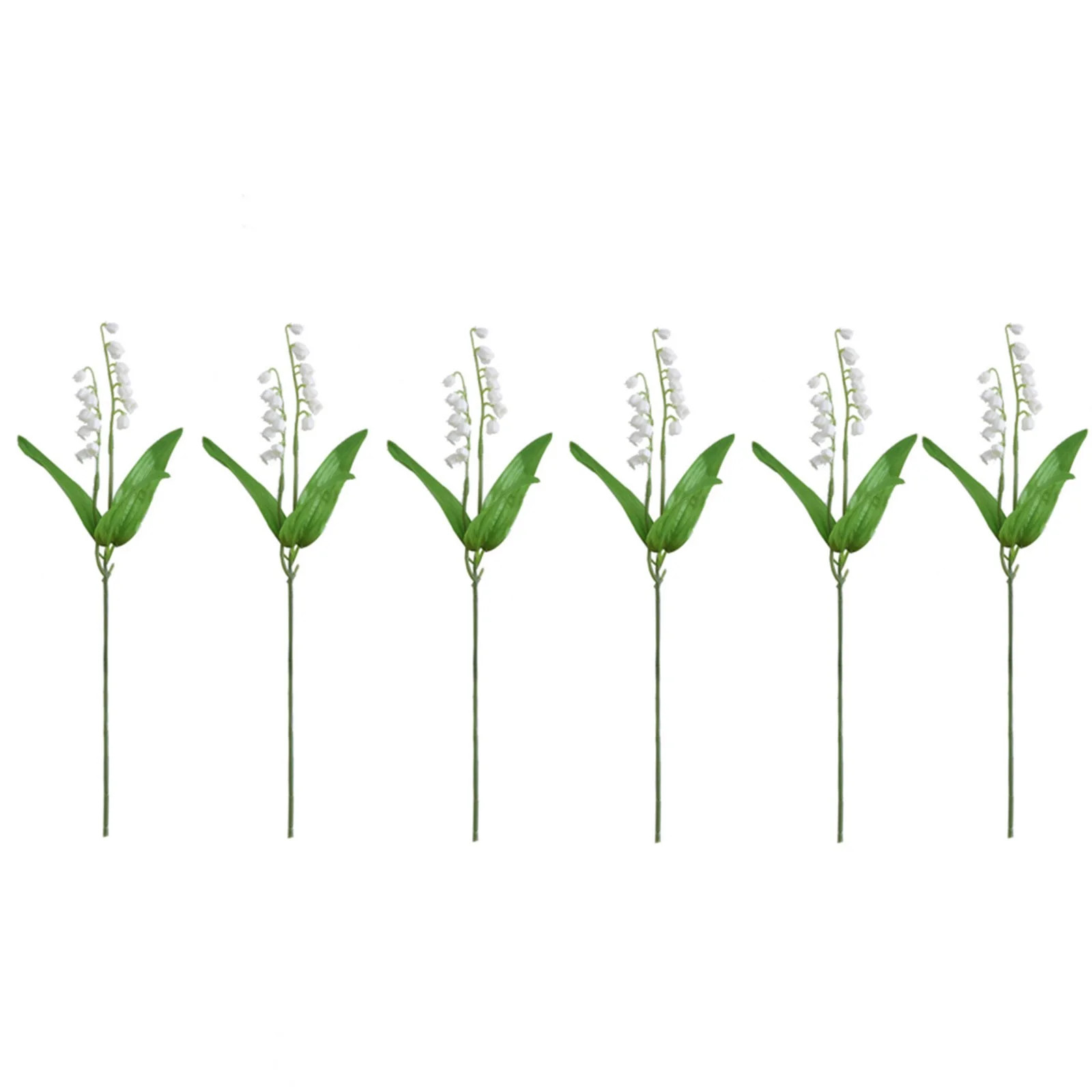 6 Pcs Artificial Lily Of The Valley White Bell Flowers Wind Chime Orchid Wedding Bouquet May Flow... | Walmart (US)