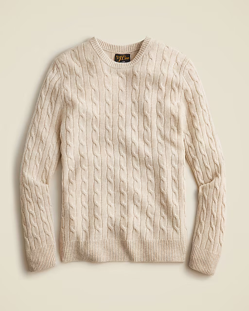 Cashmere cable-knit sweater | J. Crew US