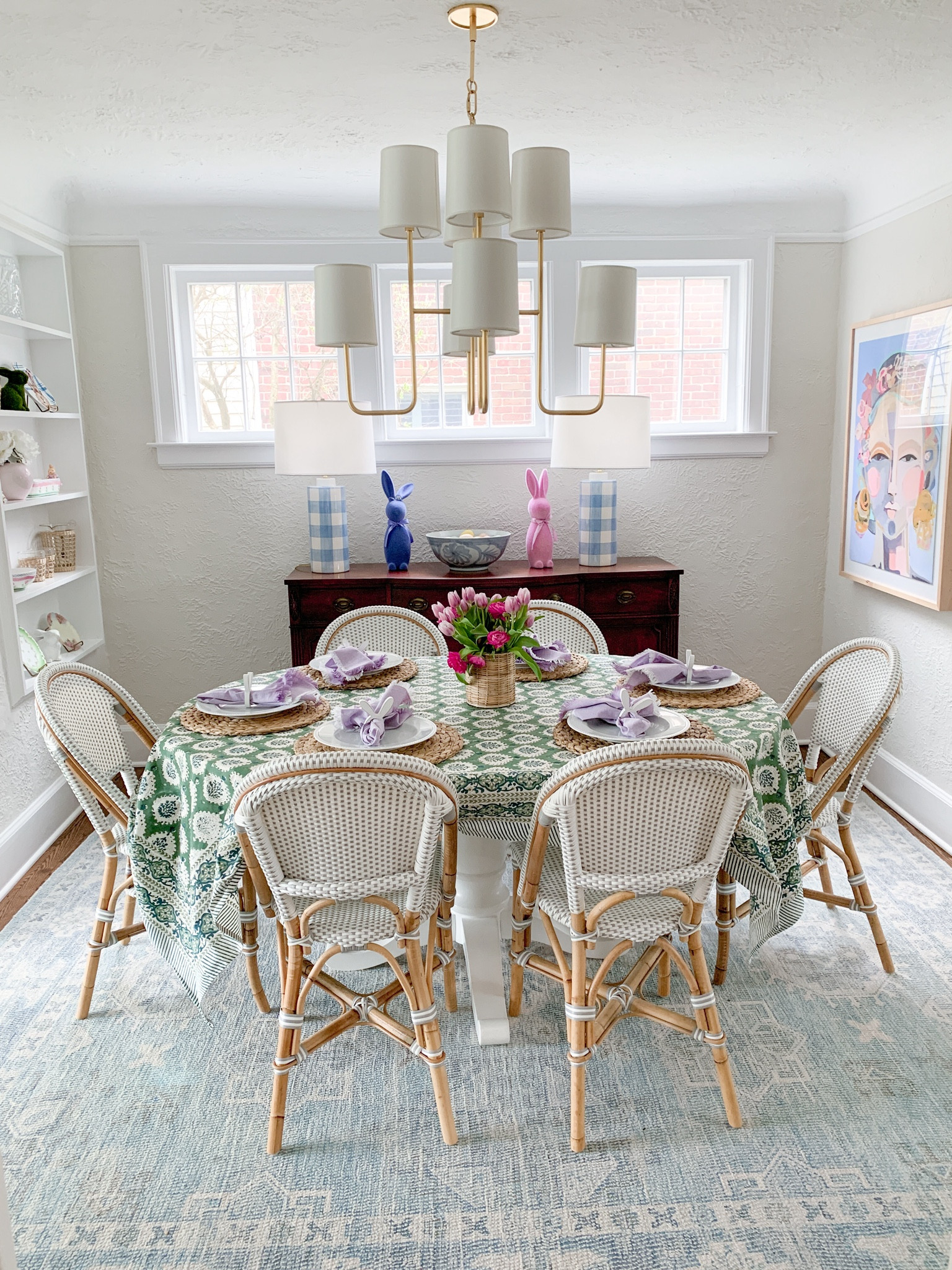 Spring tablescape, Easter table decor, amazon home finds, affordable tablecloth 

#LTKfindsunder50 #LTKparties #LTKhome